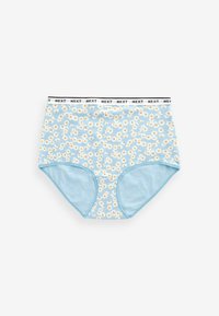Next MONO PRINT RICH LOGO KNICKERS FOUR PACK - Tanga - blue daisy print spot green orange