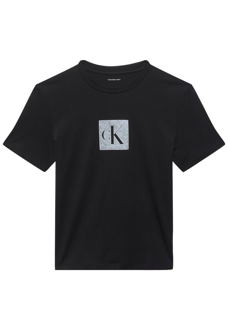 Calvin Klein Jeans T-shirt print zwart