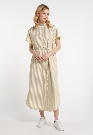 DreiMaster, VANNE - Blusenkleid - hellgelb rot