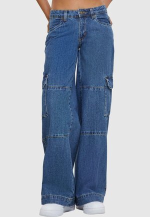 Jeans baggy - mid indigo washed