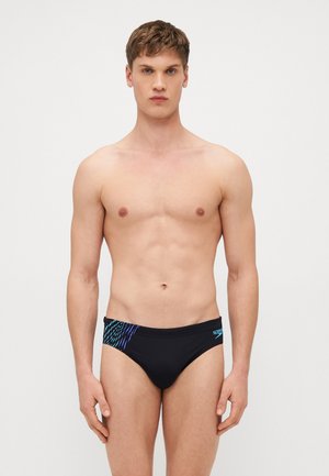 MENS TECH PANEL BRIEF - Swimming briefs - black/blue