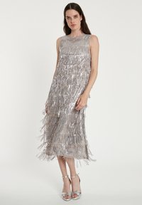 Ana Alcazar PAILLETTEN TABYLA - Cocktailjurk - silber