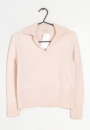 Striktrøje - pink