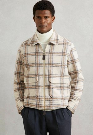 REGULAR FIT - VARENA CHECK - Skjorter - stone