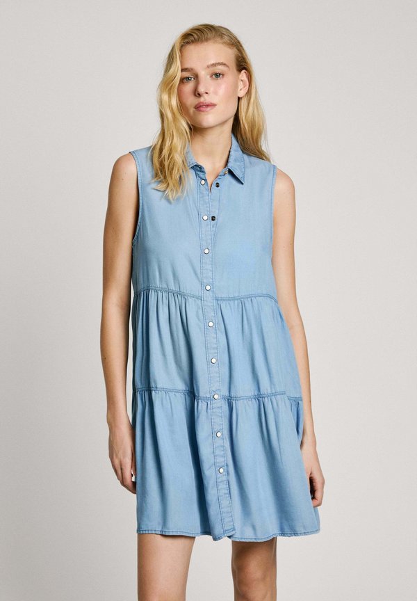 ARYA - Jeanskleid - light weight bleach