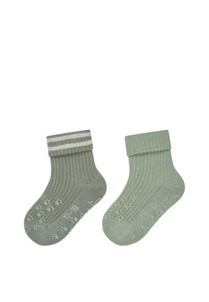 KRABBEL 2ER-PACK - Socken - hellgrün