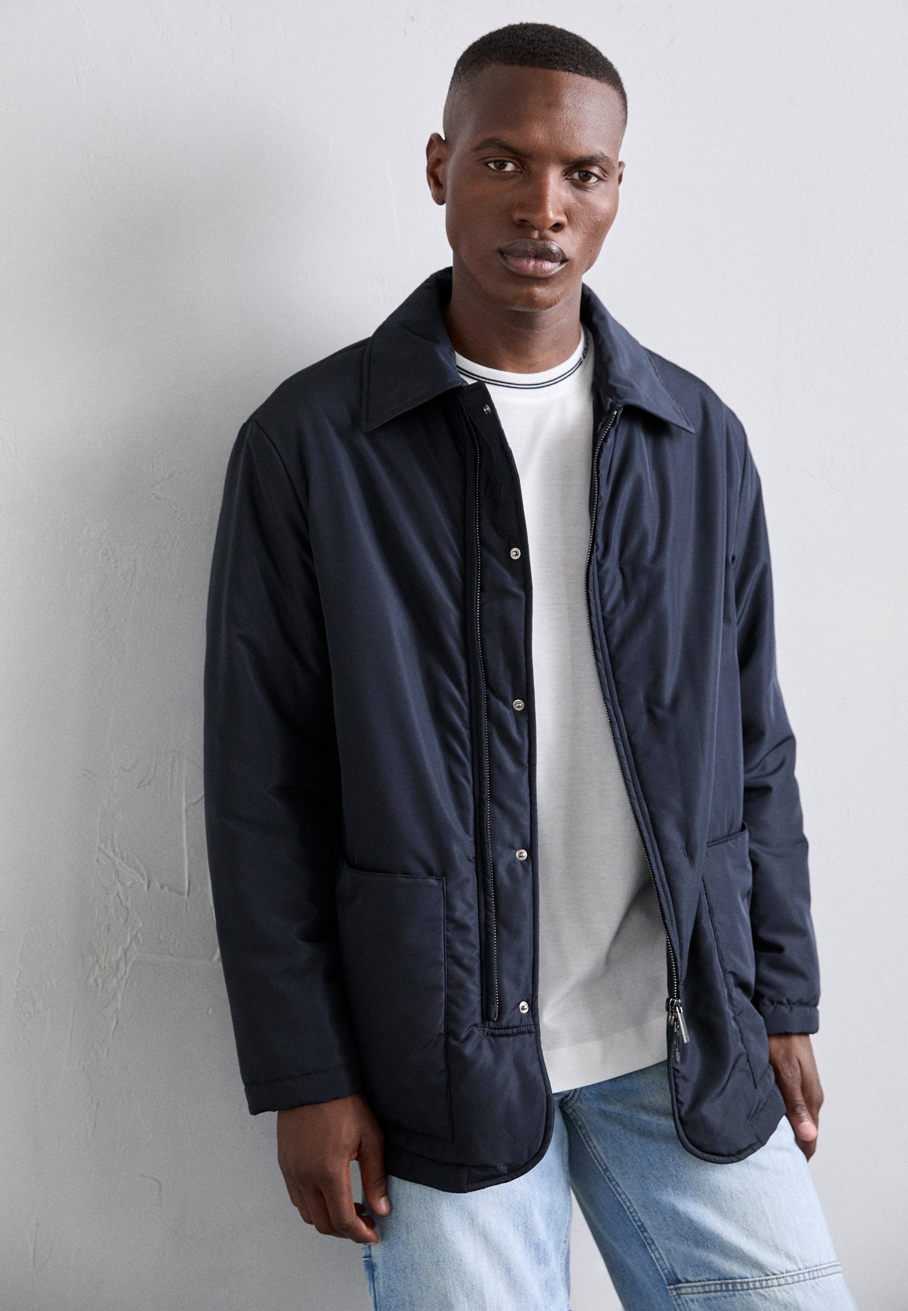 ジャケット・アウター Archive EMPORIO ARMANI mods coat navy Emporio Armani CABAN - Light jacket - blu navy/dark blue - Zalando