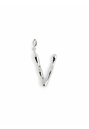 LETTER XL - Charm - letra v color plata
