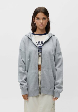 BASIC OVERSIZE - Bluza rozpinana - grey
