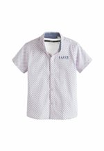 Haut / Chemise Ted Baker Taille UK 3 (blanc/marron) - Occasion Très Bon état - Manches Longues