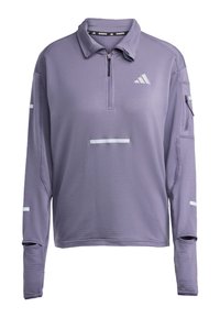 Top s dlhým rukávom - preloved violet