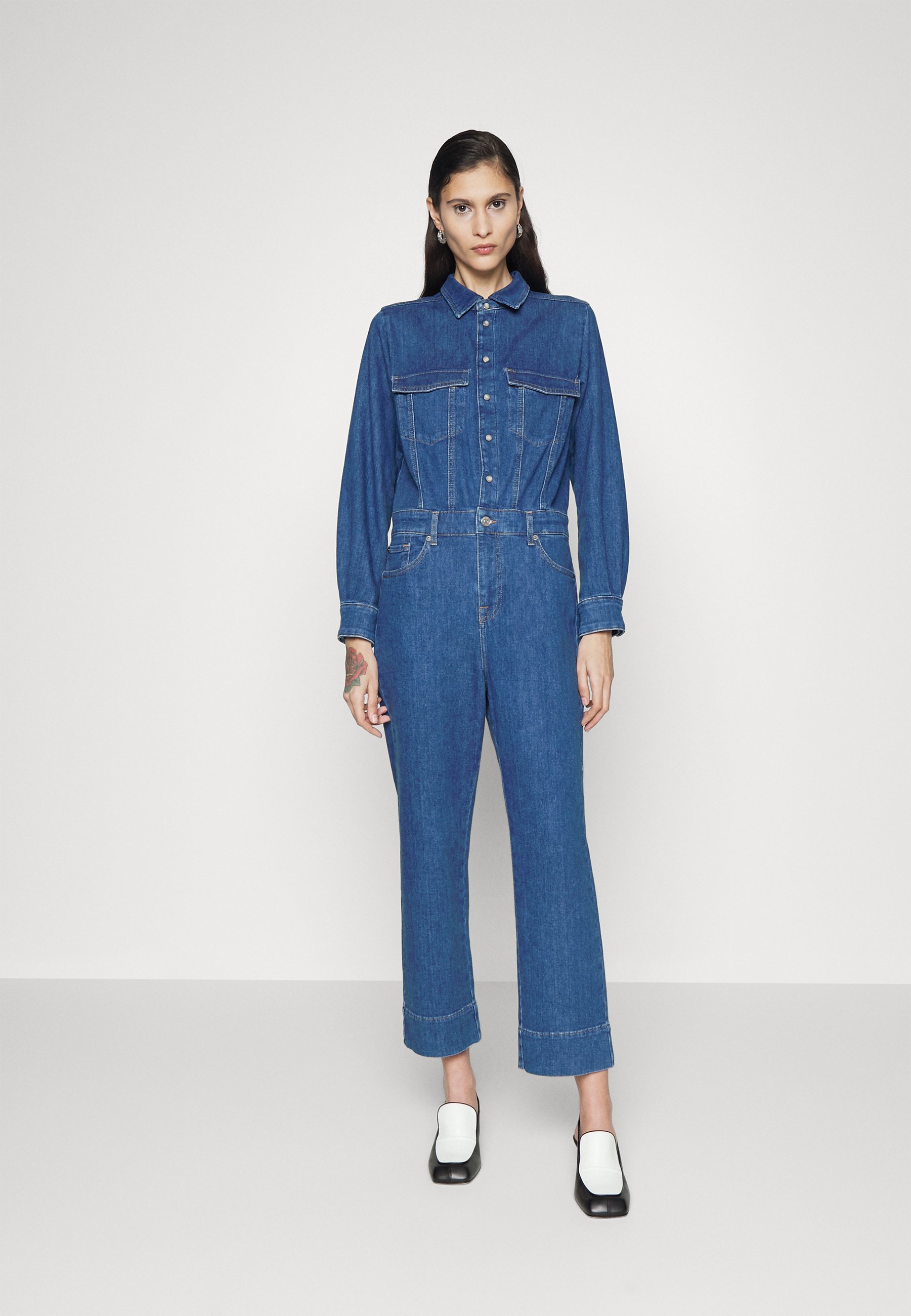 mankind LUXE SOUL - Jumpsuit - mid blue 