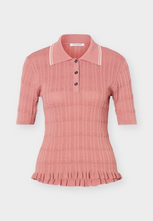Scotch & Soda, RIPPLE STITCH FITTED - Polo - withered rose
