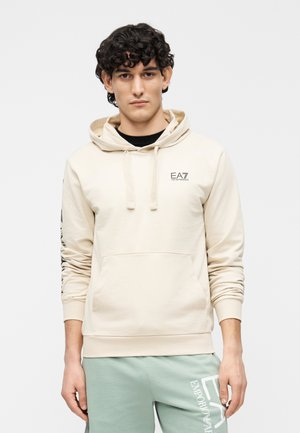 EA7 Emporio Armani TRAIN LOGO SERIES EXTENDED LOGO UNISEX - Sweat à capuche - fog