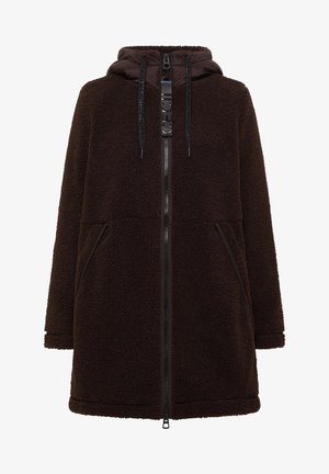 Cecil, STRUKTURMIX TEDDY-MANTEL MIT KAPUZE - Manteau d'hiver - chocolate sauce brown