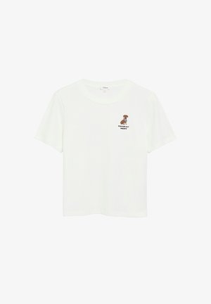 s.Oliver, T-SHIRT - T-shirt con stampa - creme