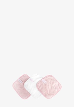 Brushworks BRUSHWORKS MAKEUP REMOVER CLOTHS - 3 PACK - Ansiktsvårdsset - pink & white