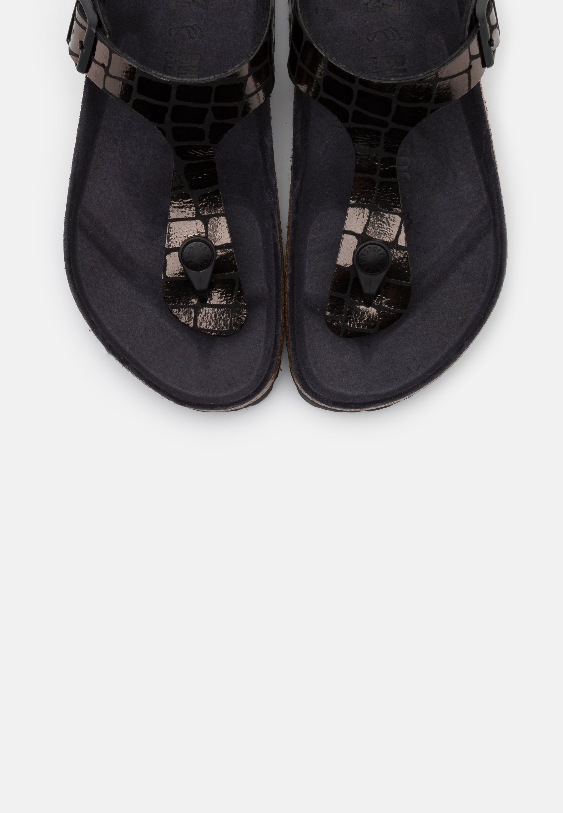 Birkenstock GIZEH - Teensandalen - black/Zwart - Zalando.nl