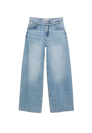 DRAWSTRING - BAGGY - Laza szabású farmerek - light blue