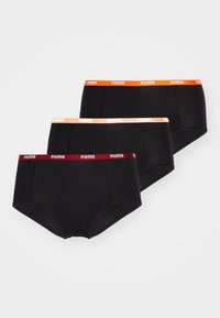 Unselected, black/red