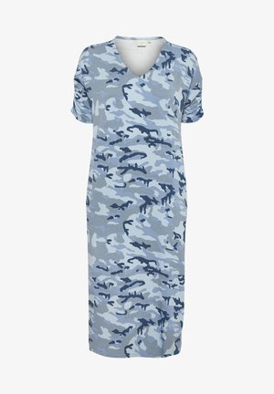 Day dress - blue camouflage