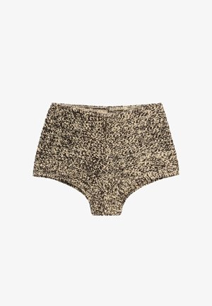 Massimo Dutti, FLECKED KNIT SHORTS CO-ORD - Short - sand