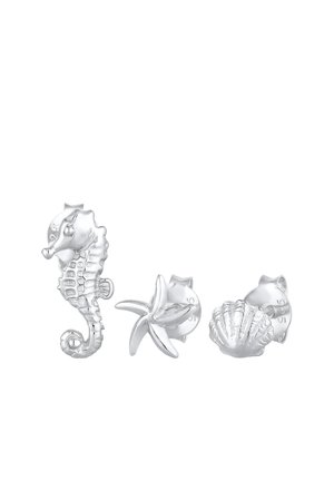 3 PACK BEACH STYLE - Korvakorut - silberfarben