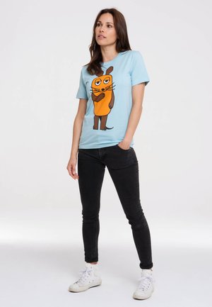 DIE SENDUNG MIT DER MAUS - T-Shirt print - hellblau