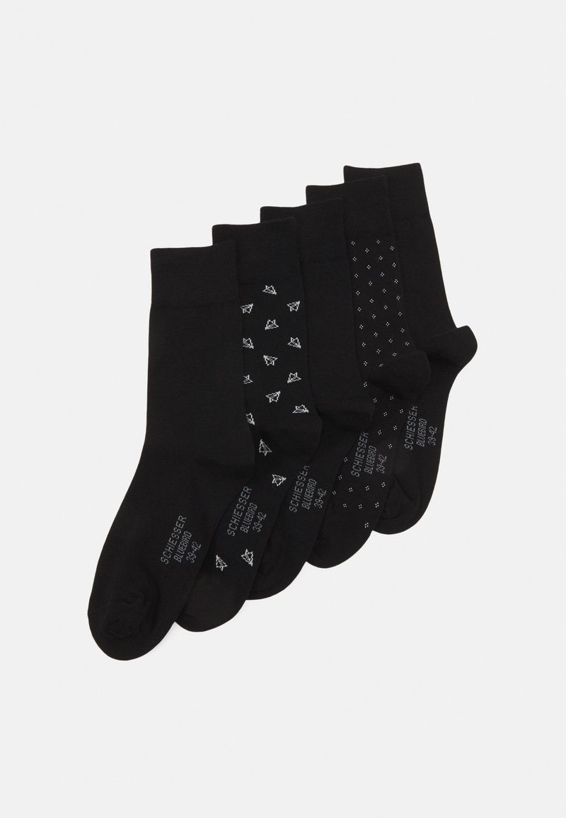 Schiesser 5 PACK Sukat Dark Blue light Grey musta Zalando fi schiesser-5-pack-sukat-dark-blue-light-grey-musta-zalando-fi