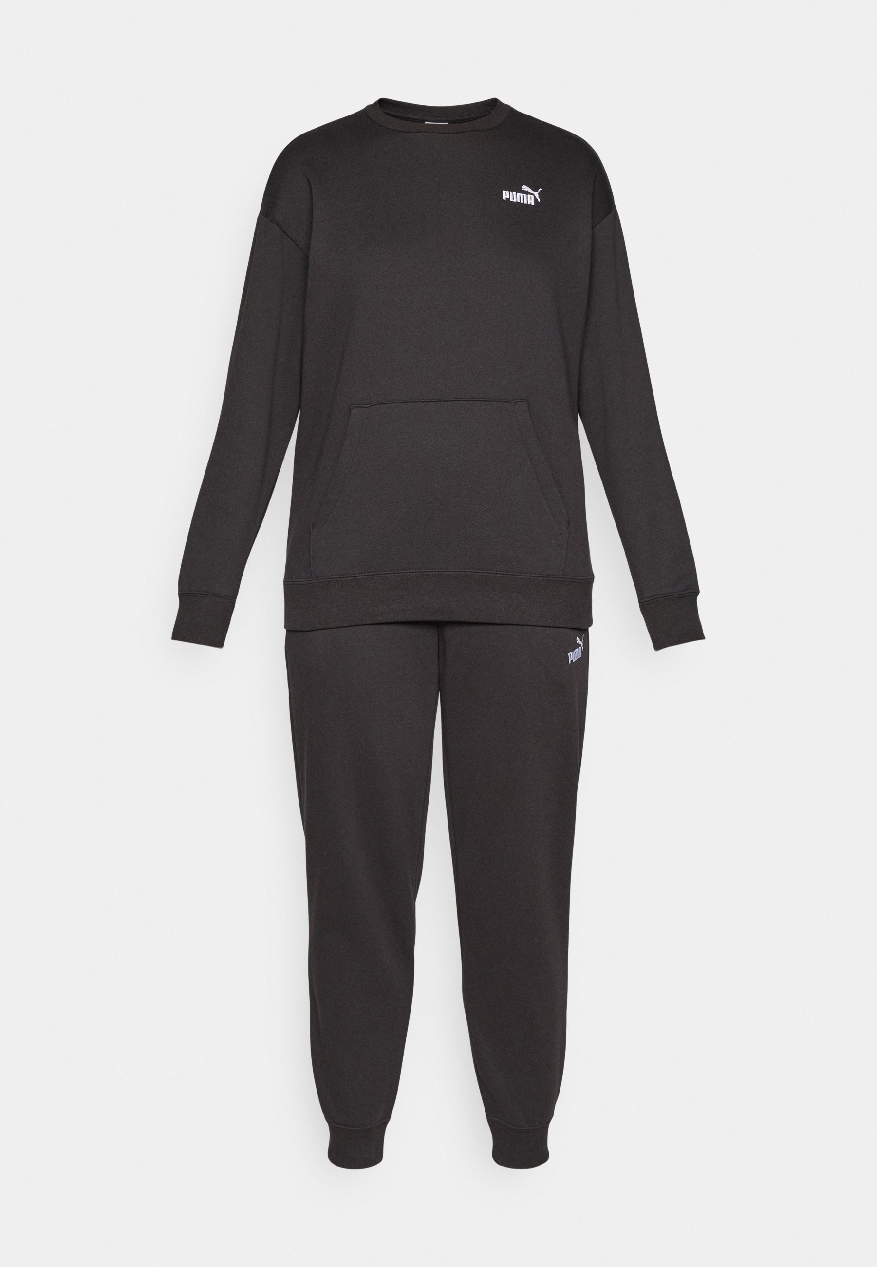 Puma SUIT RELAXED SET - Teplákové kalhoty - black