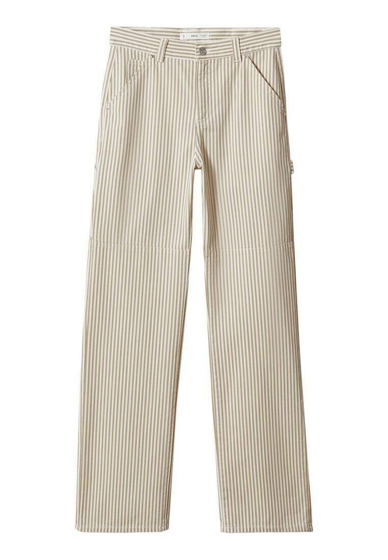 Mango Broek zandkleur