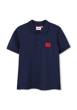 HUGO Kids SHORT SLEEVE - Polosärk - navy