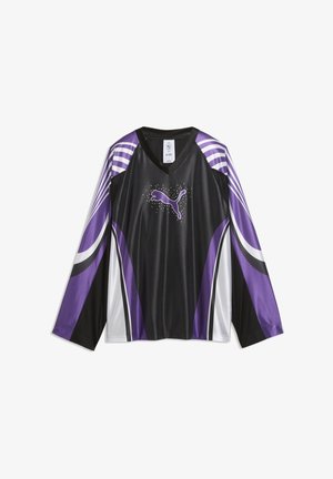 Puma, STREET GLAM OVERSIZED BEDAZZLED JERSEY - Μπλούζα με μακριά μανίκια - black