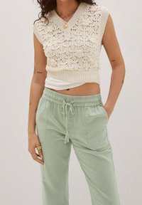 Mango Broek - light green