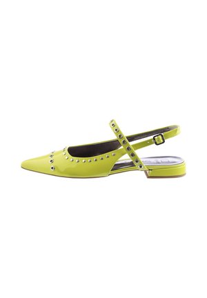 Slingback-ballerinasko - green