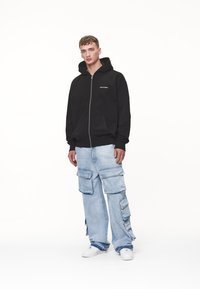 Pegador COLNE LOGO JACKET - Cipzáras pulóver - black