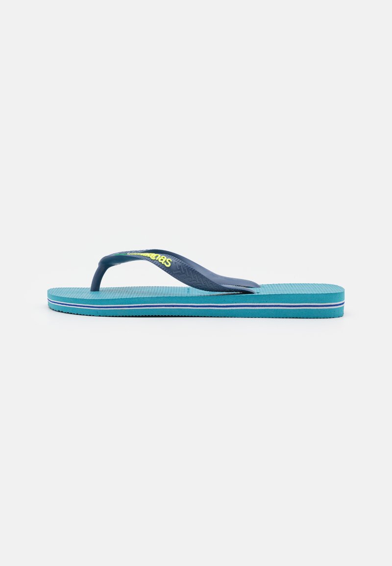 Damen Zehentrenner | Havaianas BRASIL LOGO UNISEX Bade-Zehentrenner nautical blue/blau - SQ63582 Damen Zehentrenner | Havaianas BRASIL LOGO UNISEX Bade-Zehentrenner nautical blue/blau - SQ63582