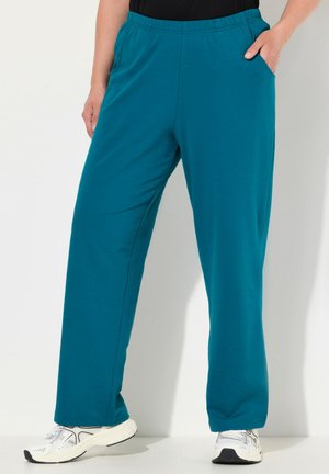 PULL ON STRAIGHT LEG POCKET - Broek - dark petrol