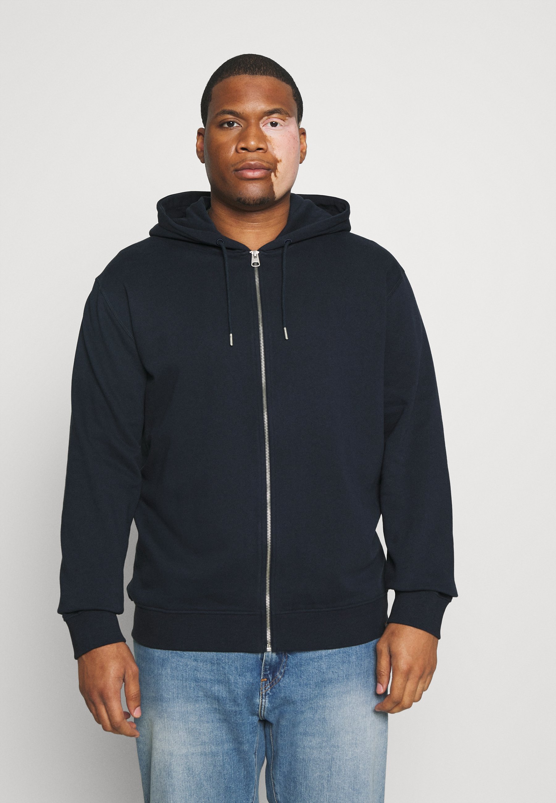 Jack's Sportswear HOODIE WITH ZIPPER - Sudadera con cremallera - navy/azul  marino - Zalando.es