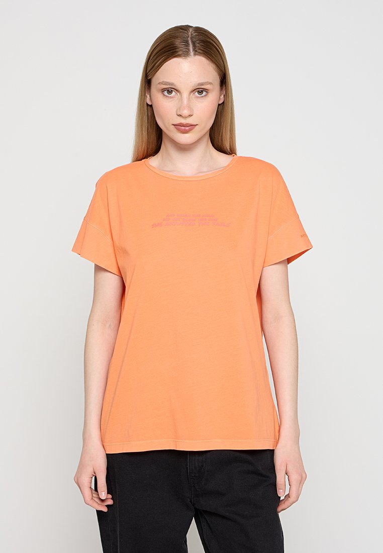 North Sails T-shirt print oranje North Sails T-shirt print oranje