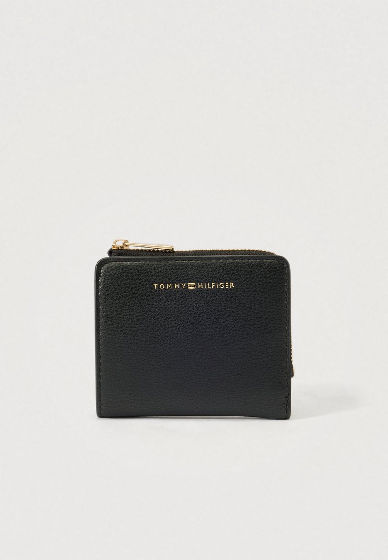 Tommy Hilfiger FLAG COMPACT - Peněženka - black/černá - Zalando.cz