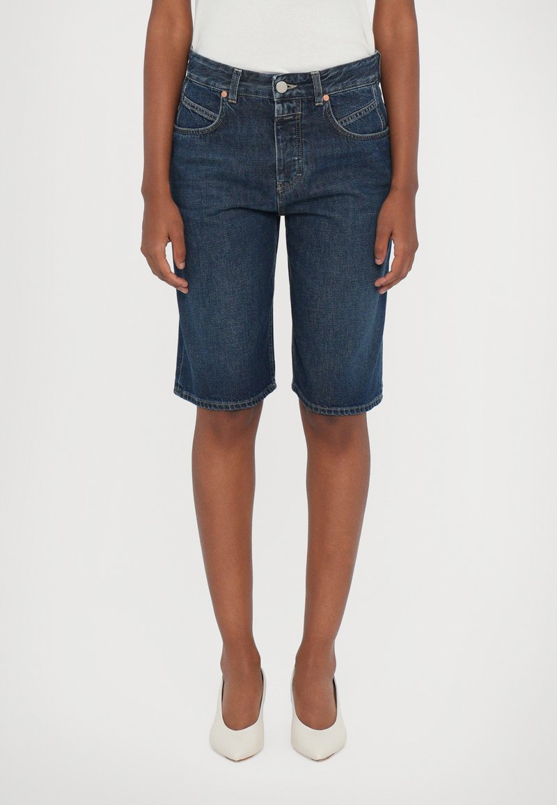 CLOSED JENICA - Jeansshorts - dark blue