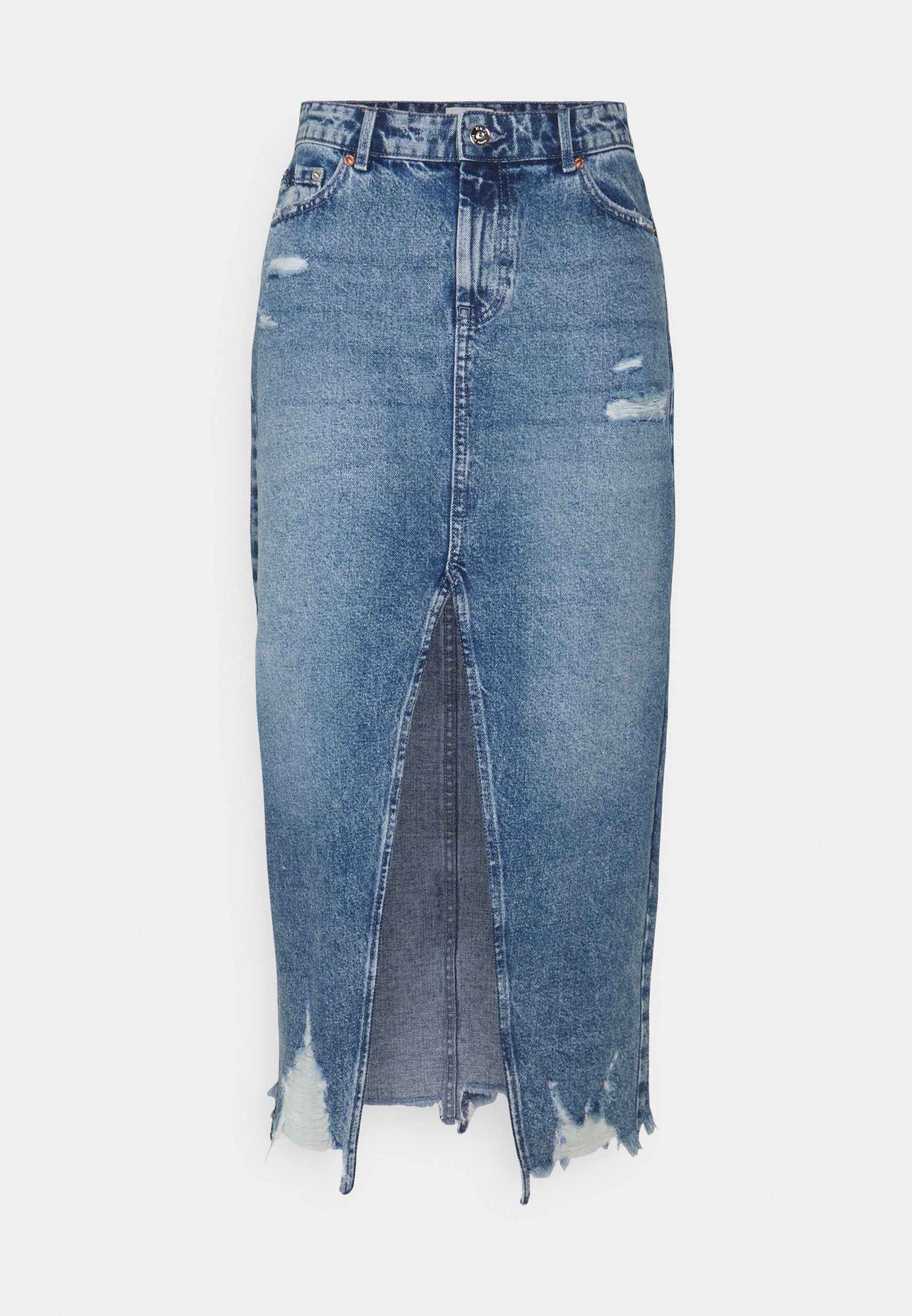 blue denim skirt tall