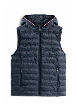 Tommy Hilfiger, LW PADDED GLOBAL STR - Waistcoat - navy blue