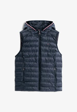 Tommy Hilfiger, LW PADDED GLOBAL STR - Bodywarmer - navy blue