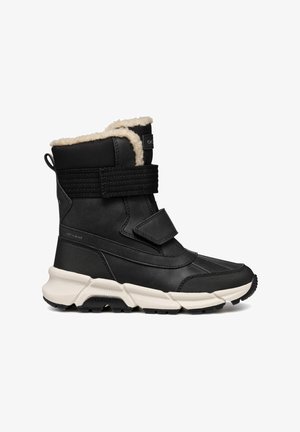 Geox J FLEXYPER PLUS - Botas para la nieve - black