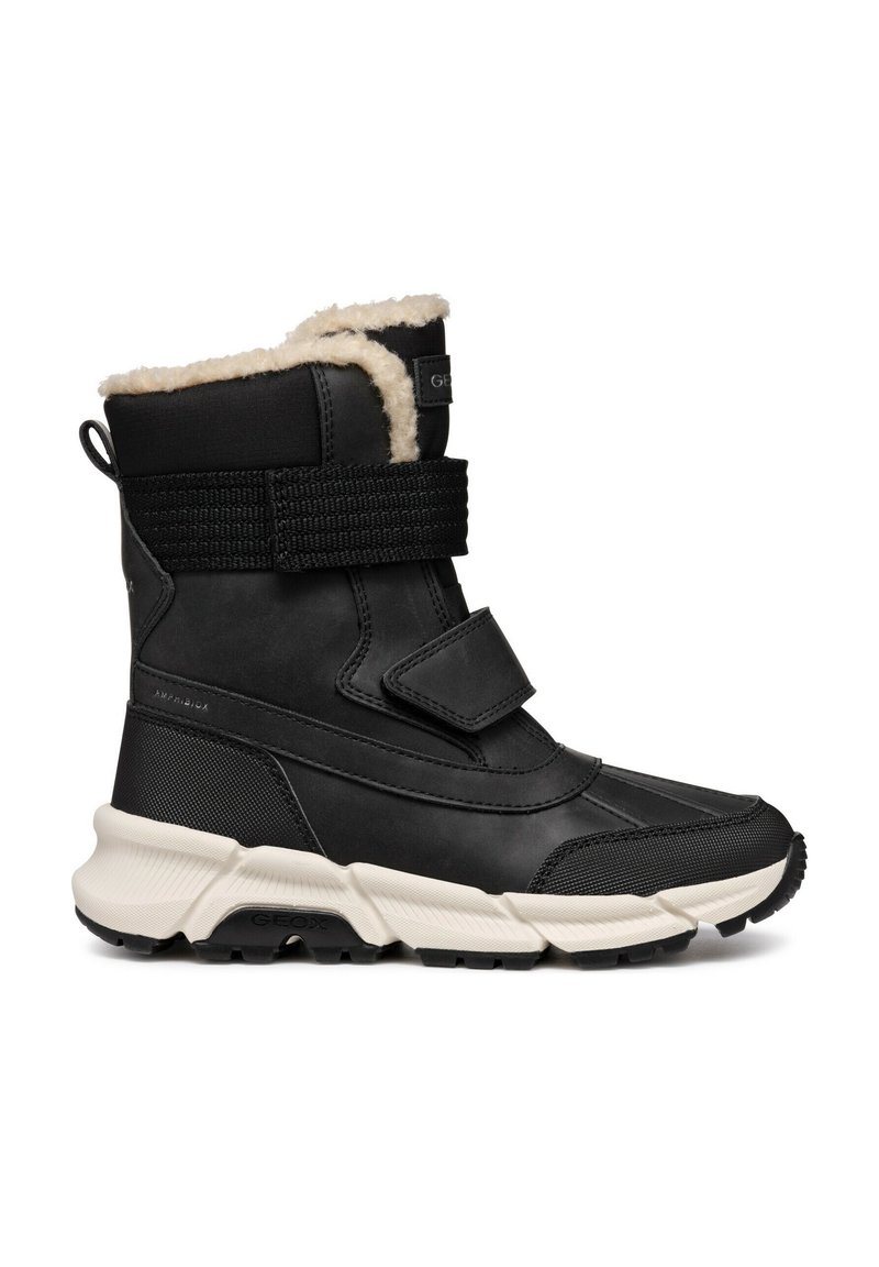 Geox J FLEXYPER PLUS - Botas para la nieve - black