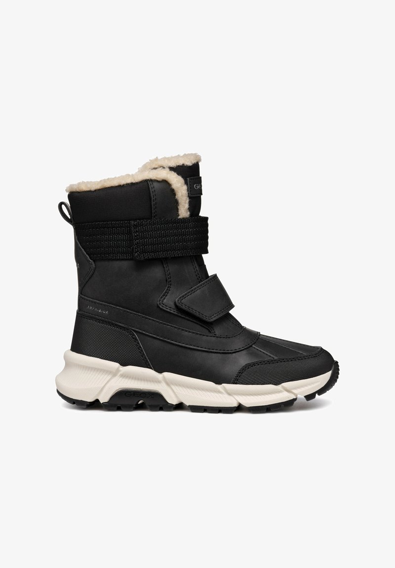 Geox J FLEXYPER PLUS - Botas para la nieve - black