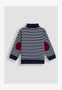 Niewybrane, navy blue stripe classic car