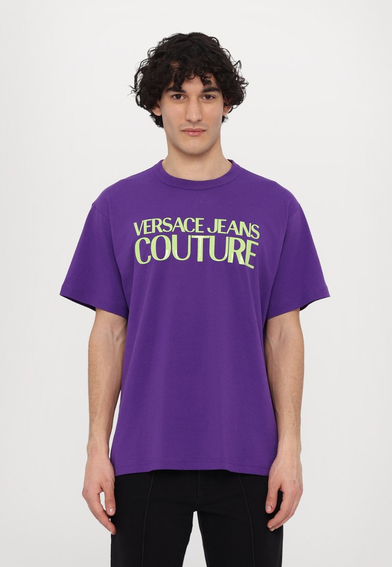 Versace Jeans Couture Apdrukāts T-krekls - iris purple